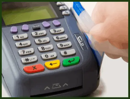 Host Merchant Services Image of a VeriFone Terminal