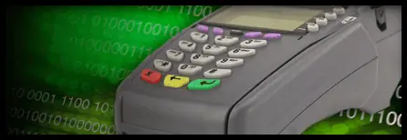 Host Merchant Services Image of VeriFone Terminals in use.