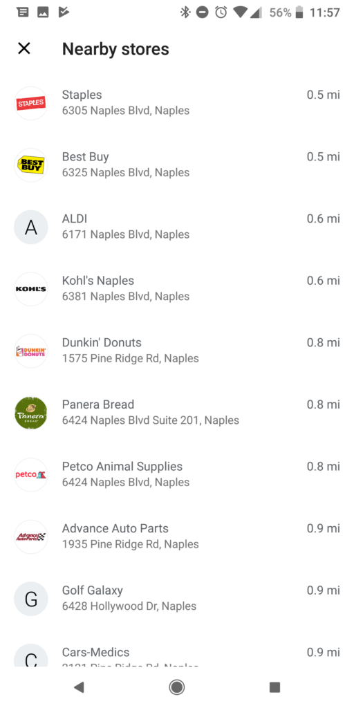 Google pay locations list