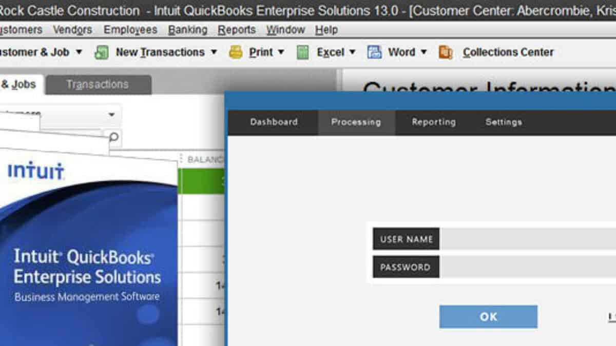 using quickbooks pro with terminal services