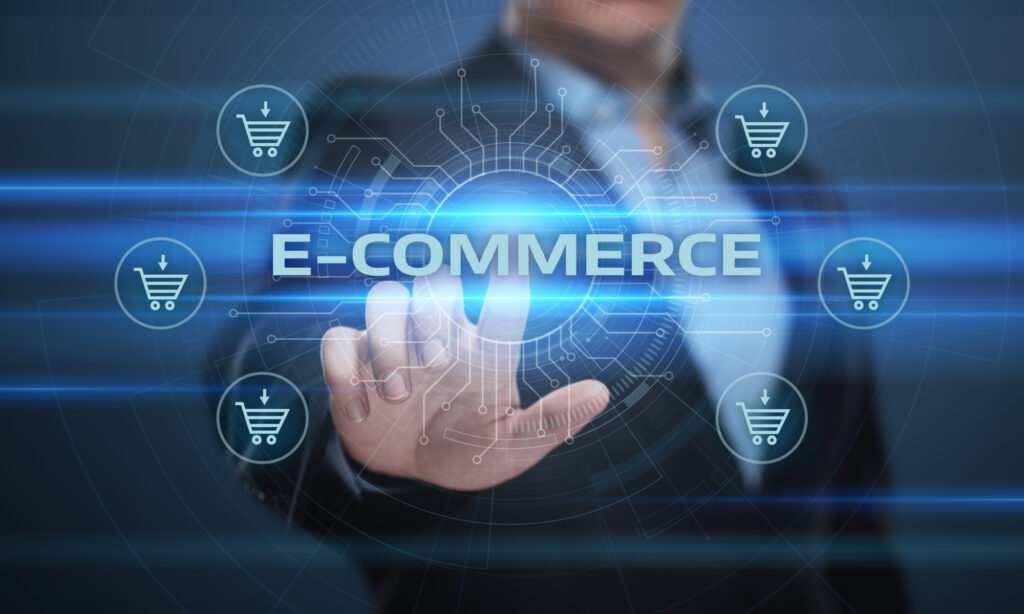 E Commerce Add To Cart Online Shopping Business Technology Internet Concept 101370909