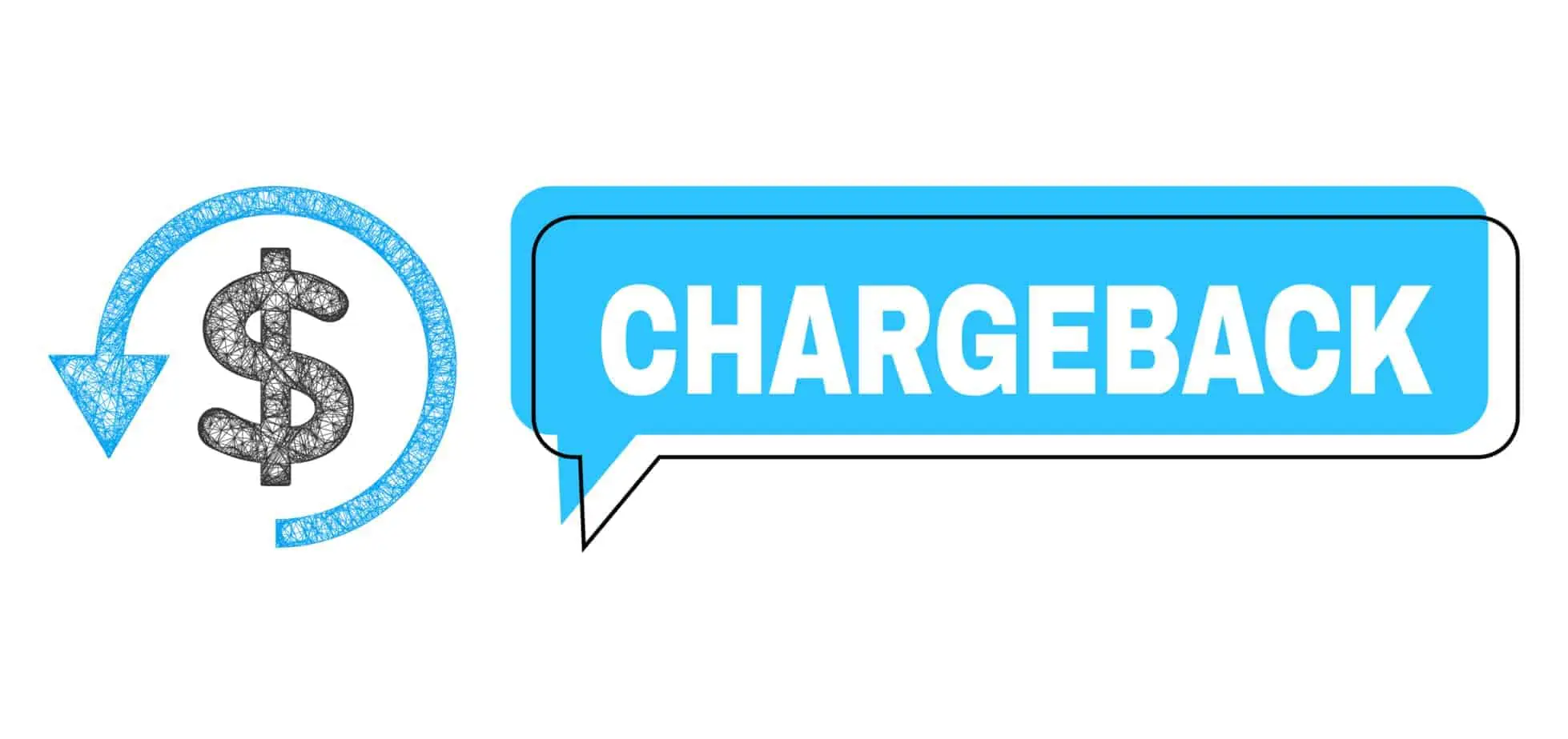 Misplaced Chargeback Chat Balloon And Net Mesh Chargeback Icon 205576513