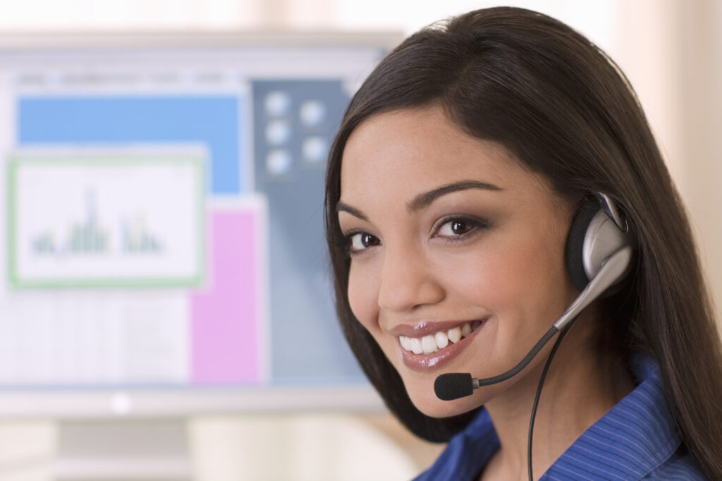 Smiling Customer Service Rep 9394621