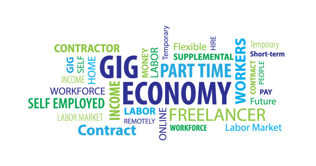 gig economy word cloud 186115919