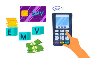 emv chip smart credit or debit card contactless payment method 190544834