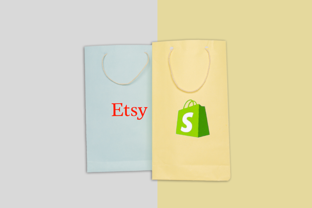 light blue and yellow color shopping paper bag on colorfull background 152247970