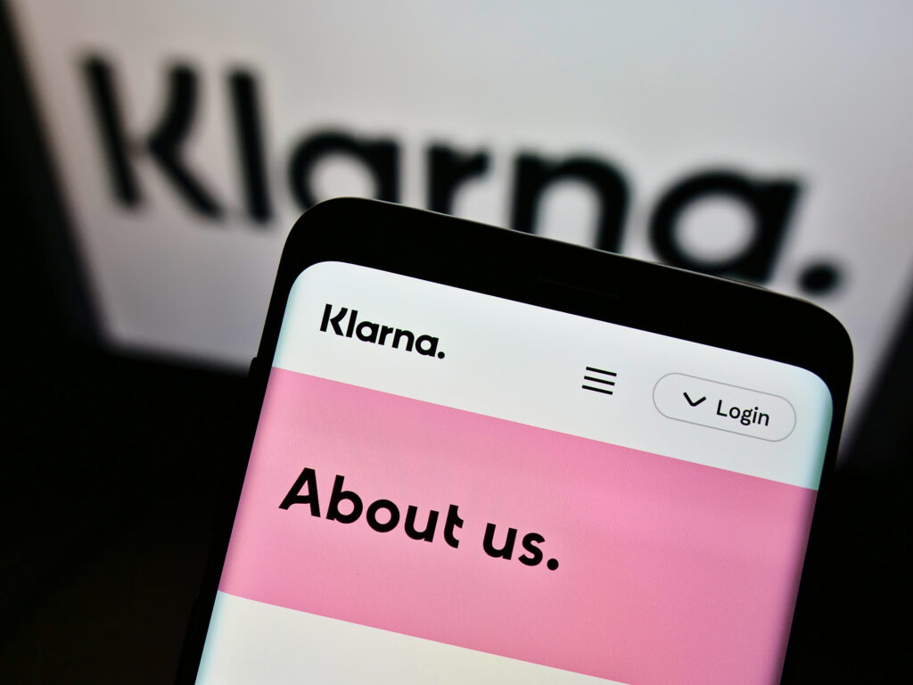 Klarna one time card