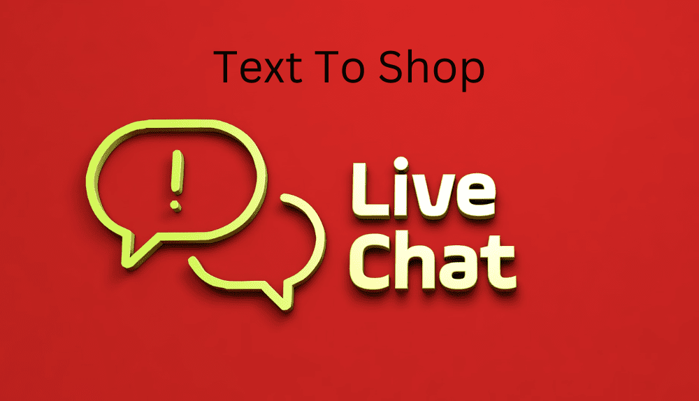 Walmart Text To Shop - Live Chat Feature