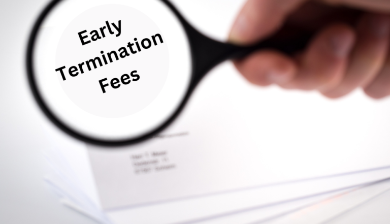Early Termination Fee In A Merchant Agreement