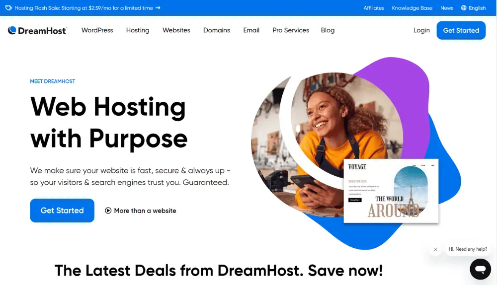 DreamHost Web Hosting Review