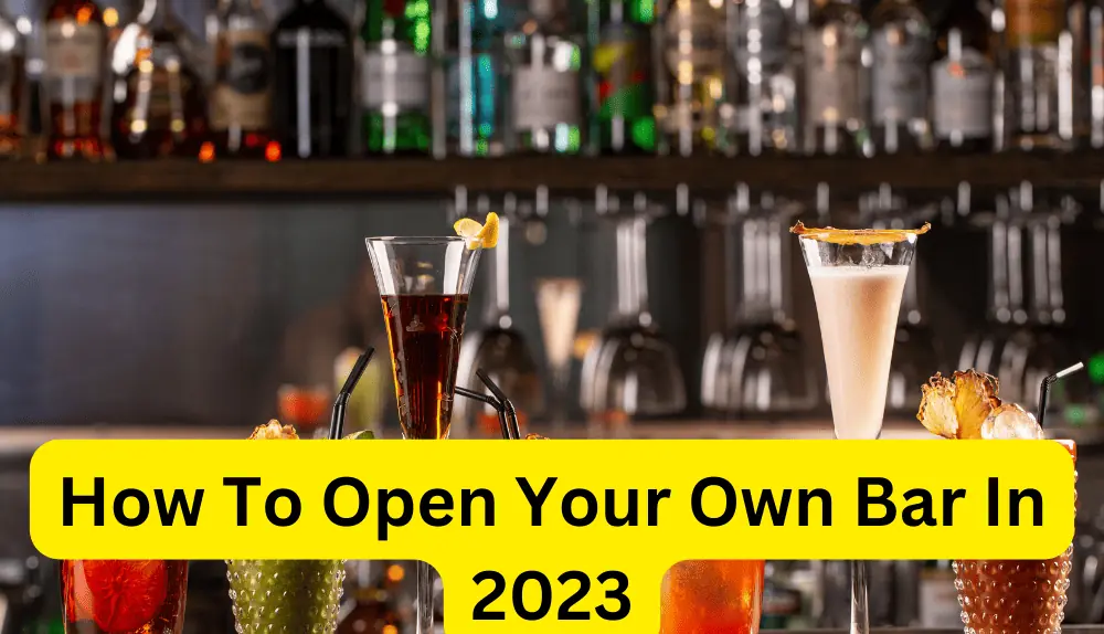 Open Your Own Bar