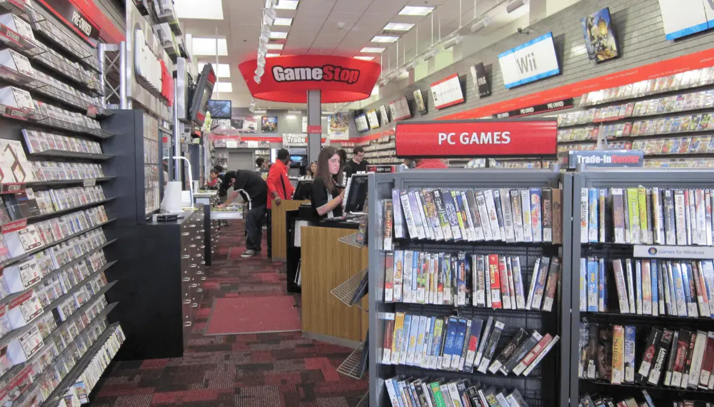 inside view of GameStop