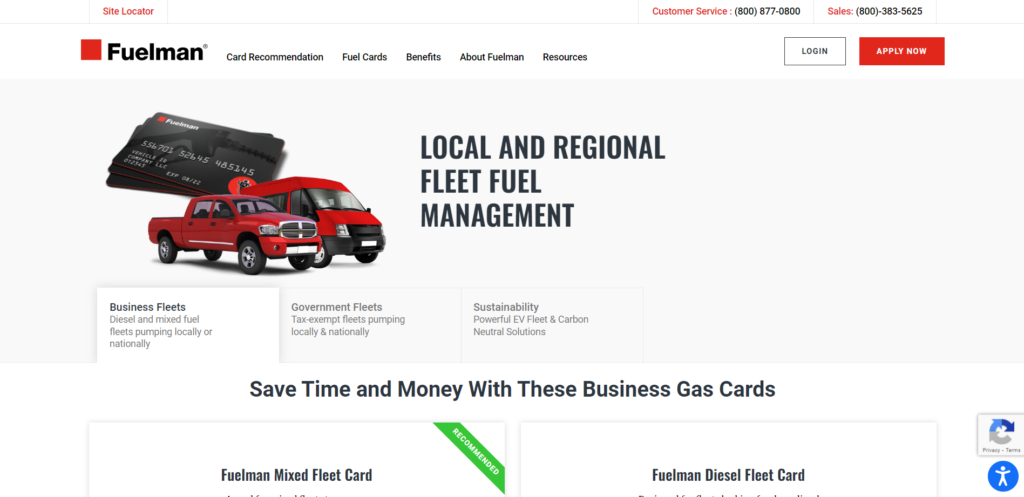 The Fuelman Fleet Card