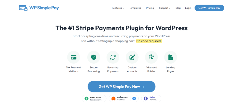Simply paid. Simple pay. WORDPRESS simple Page.