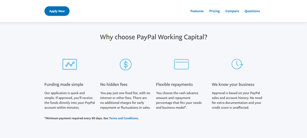 PayPal Working Capital (PWC)