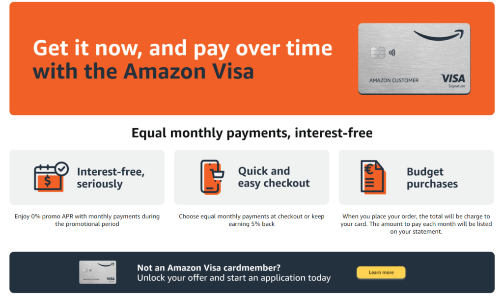 Amazon Pay Installments Scheme