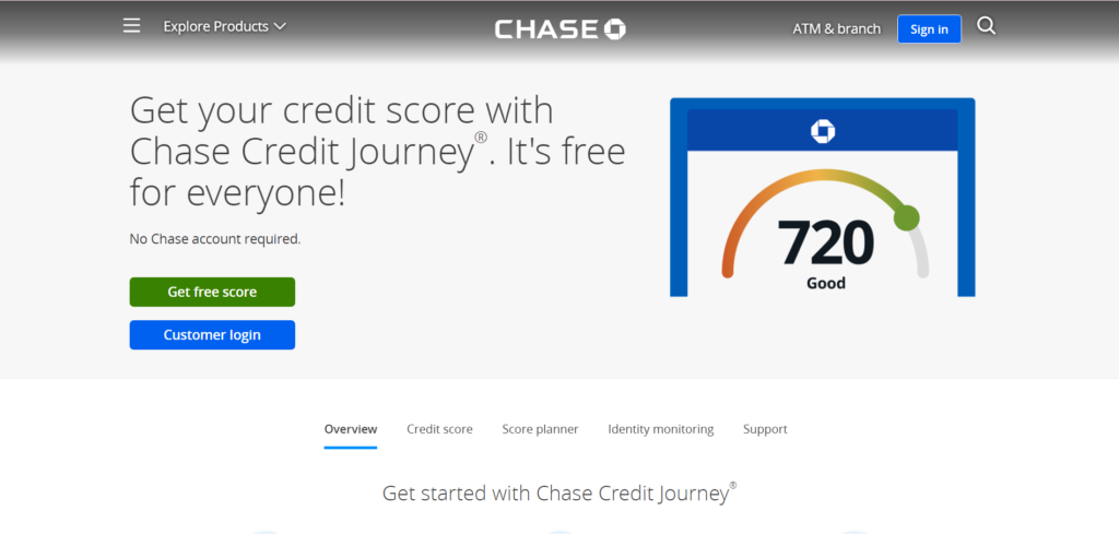 What is the Chase Credit Journey?