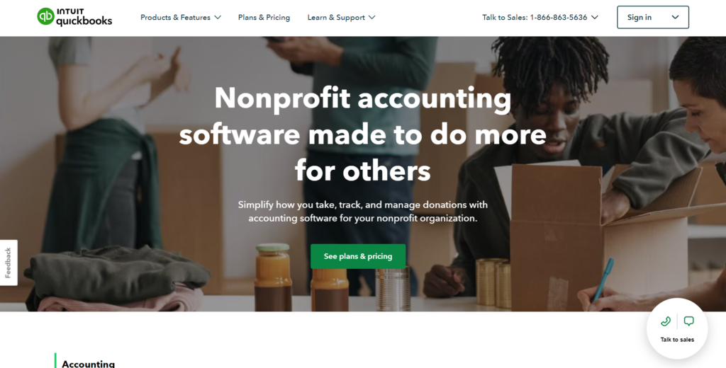 QuickBooks For Nonprofits