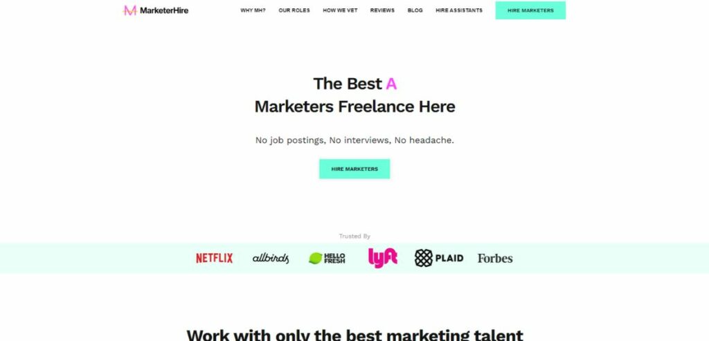 What is MarketerHire?