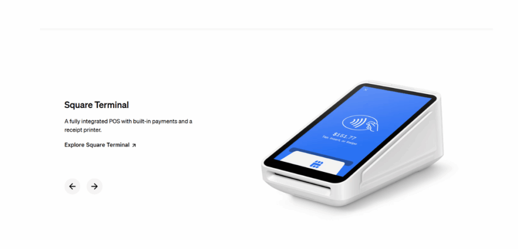 coffee shop pos - square