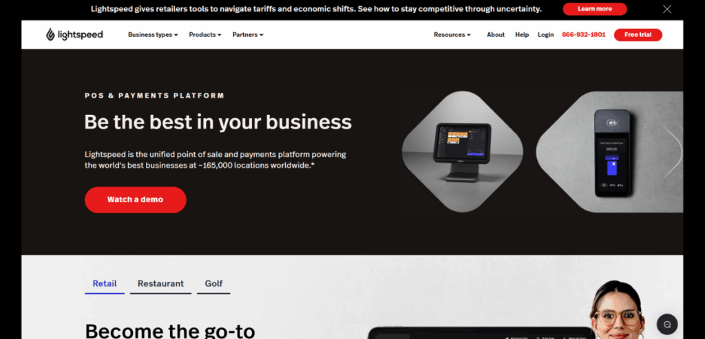 point of sale for coffee shop - Lightspeed