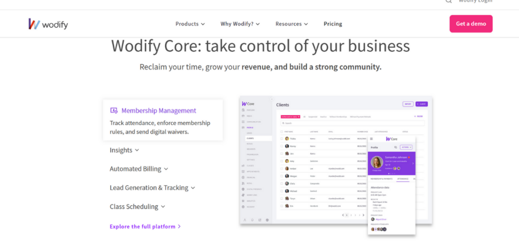 Features of Wodify Features of Wodify