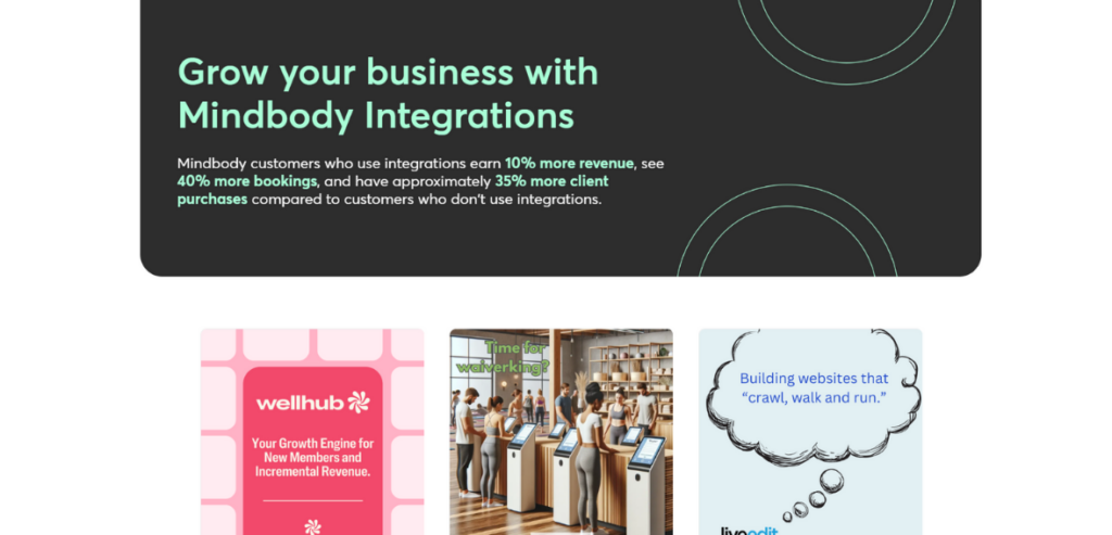 Integration Options Available With Mindbody Online Integration Options Available With Mindbody Online