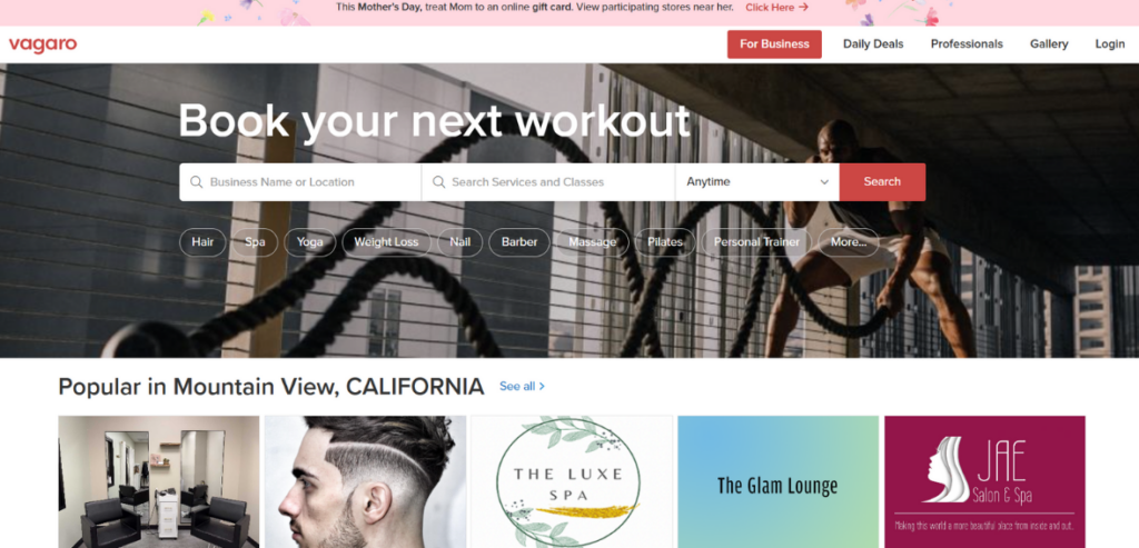 top spa booking software Vagaro Best Mindbody alternatives - vagaro