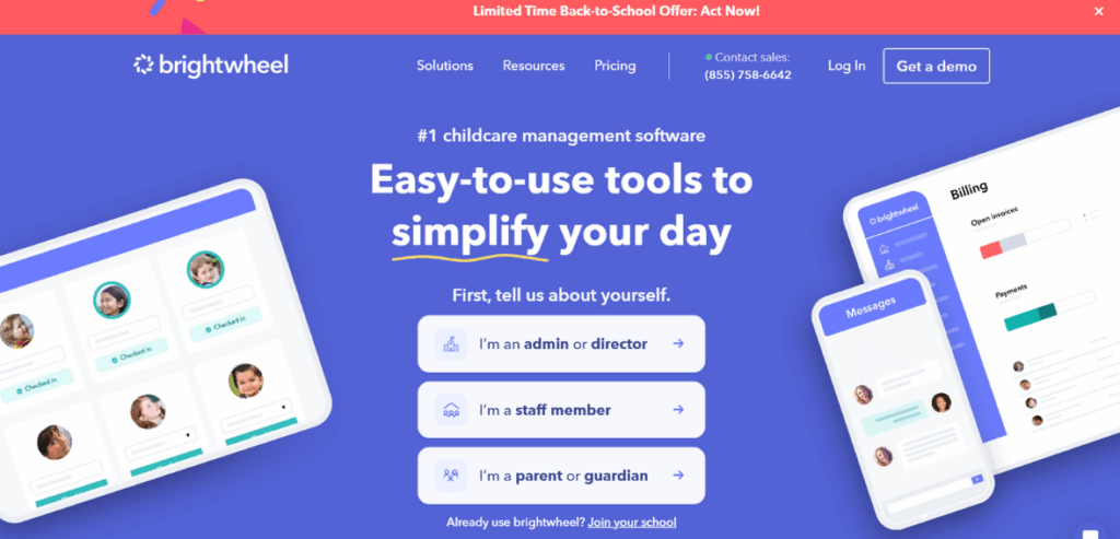 Childcare Management software Brightwheel Childcare Management software - Brightwheel